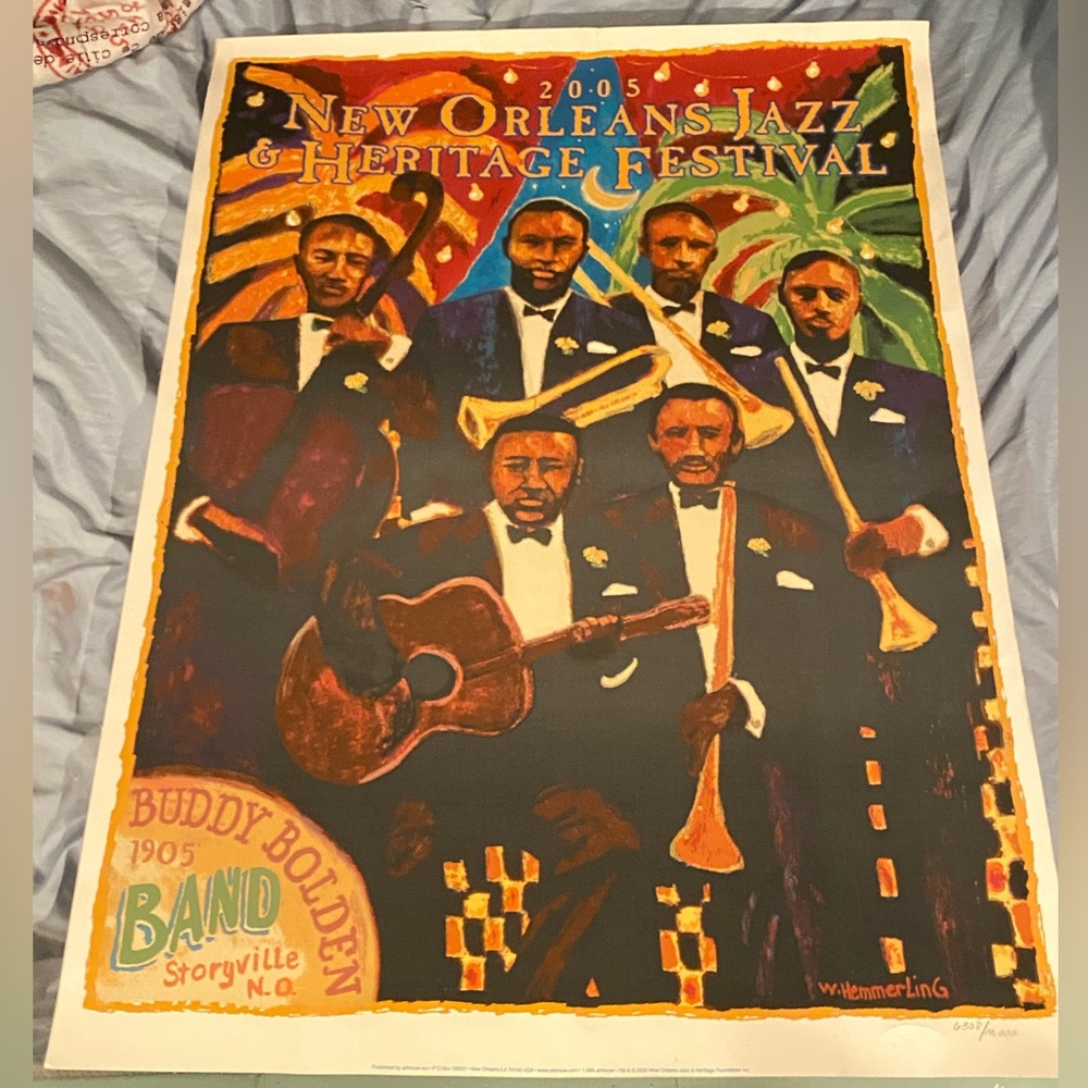 New Orleans Jazz Fest 2005 Signed & Numbered